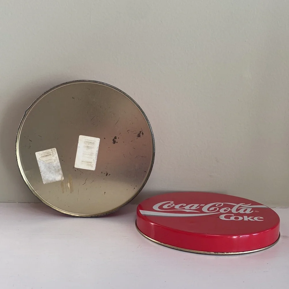 Coca Cola Collectors Set Vintage Coca Cola Tin Acrylic Tumblers Glasses Magnet